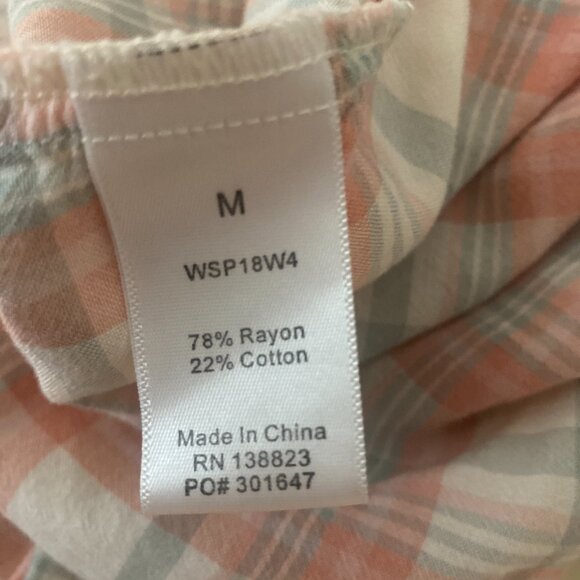 (1217) Shyanne Country Western Embroidered Snap Shirt • Size M • Boho Rodeo Chic - Picture 6 of 7